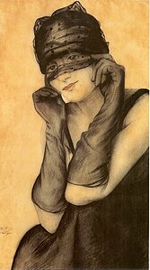 Femme voilée, 1919, localisation inconnue.