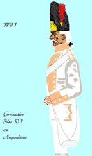 grenadier du 34e régiment d'infanterie de ligne de 1791 à 1795