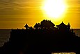 Coucher de soleil sur Tanah Lot.