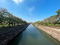 平和市民公園を流れる裏川