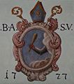 Wappen von Benedikt Knittel, Abt von Kloster Schöntal