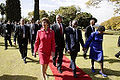 Mbeki and George W. Bush with wives