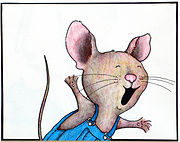 Une Souris en salopette, illustration