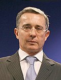 Álvaro Uribe 39.º (2002-2010) 72 años