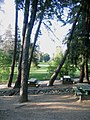 The picnic area of Linda Vista Park in front of Deep Cliff Golf Course