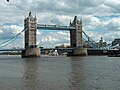 The famous Tower Bridge of London.