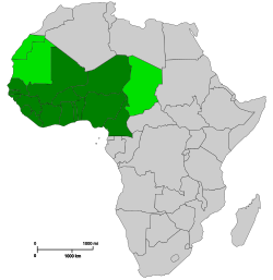 Africa occidentale - Localizzazione