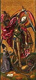 Bartolomé Bermejo, Saint Michael and the Devil, c. 1468