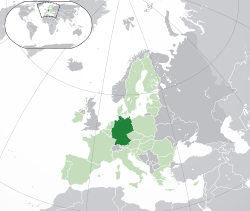 Location of Germany