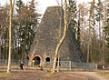 Stooktoren van de voormalige glasfabriek