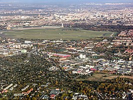 Luchthaven Berlin-Tempelhof vanuit de lucht