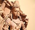 Indien: de:Nationalmuseum Neu-Delhi, Steinstatue des Trivikrama, Erscheinungsform des de:Vamana, der fünften Inkarnation des Hindu-Gottes de:Vishnu, aus Kashipur (de:Uttar Pradesh), Zeit der de:Pratihara-Dynastie, 11. Jhdt. n. Chr.