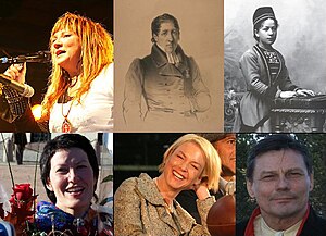 Mari Boine, Lars Levi Læstadius, Lisa Thomasson, Helga Pedersen, Renée Zellweger och Ole Henrik Magga