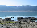 Vue partielle du barrage de Yesa.