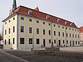 „Brotlaube“ am Obermarkt (ehemaliges Gebäude der Bäckerzunft)