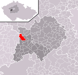 Bzová – Mappa