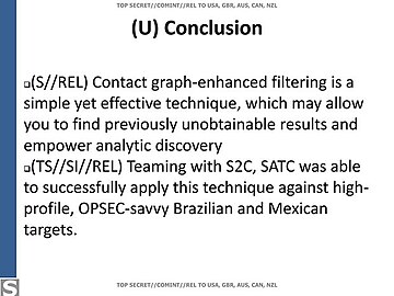 Benefits of contact graph analysis