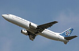 Een Boeing 737 van Olympic Airlines