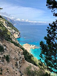 The beach of Cala Mariolu, a variation of the Selvaggio Blu