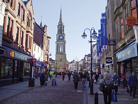 High Street in Falkirk