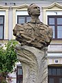 Statue of Stanisław Skarżyński in his hometown, Warta