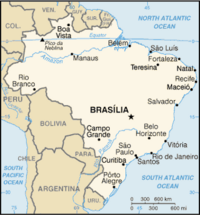 Map of Brazil (Source: CIA World Factbook)