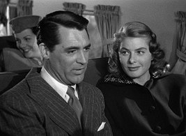 Cary Grant és Ingrid Bergman a Forgószélben