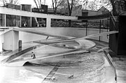 A view of the pool from the 1970s