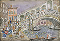 Rialtobrücke (Venedig), um 1911–1912