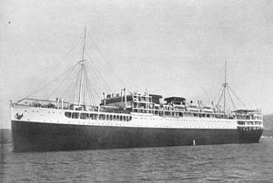 Photgraph of MV Eridan in 1929