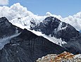 Berg „Hohe Schneide“ vom Monte Scorluzzo aus gesehen