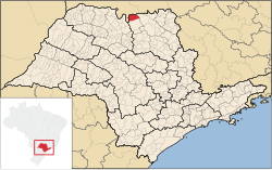 Location in São Paulo state