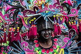 Woman at Kalibo Ati-Atihan Festival by Elisolidum