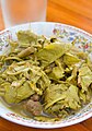 'Kaeng phak lueat': northern Thai curry with leaves of the Ficus virens