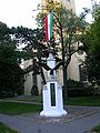 Turul and Hungarian flag, Karcag