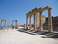 Templo de Afrodita de Lindos, en la isla de Rodas.