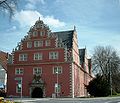 Zeughaus, Gebäude des Bibliothekquartiers der HAB von Westen The Zeughaus (armory), a building in the Herzog August Bibliothek quarter and part of the library complex, as seen from the west