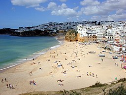 Praia dos Pescadores i Albufeira i april 2003.