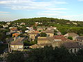 Le village vue depuis le belvédère du Château