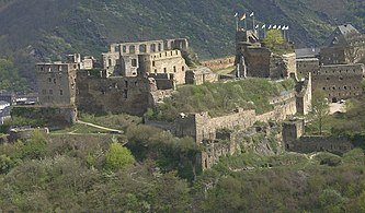 Burg Rheinfels en Sankt Goar