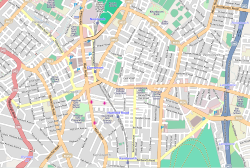 Street map of Claremont