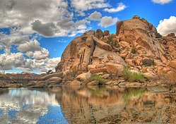 Diga di Barker nel Parco nazionale del Joshua Tree