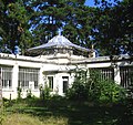 The Tunisian Pavilion, a vestige of the 1907 Colonial Exposition. The original tropical plants have largely been replaced by native French trees and bushes.