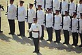 Royal Gibraltar Regiment on parade on the occasion of the Queen's birthday parade in June 2007.