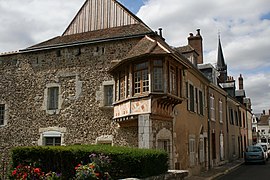 Vue du pont rue de la Grève.