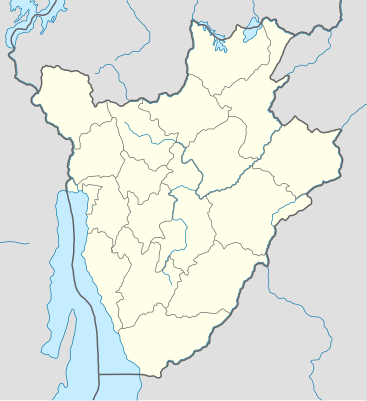 Sijaintikartta Burundi