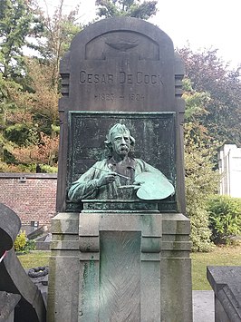 Het grafmonument van Cesar De Cock