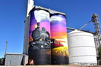 Painted Silos at Farrell Flat