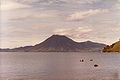 Lake Atitlán, with Atitlán Volcano in the background