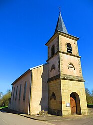 The church in Adelange